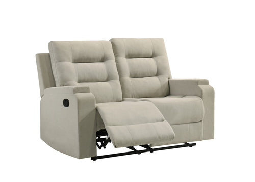 Hudson Recliner Love Seat (Beige)