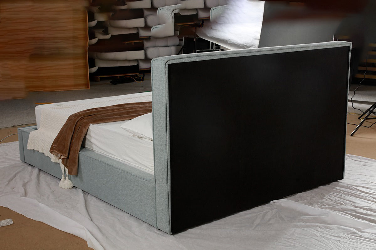 King Storage Bed (Blue)