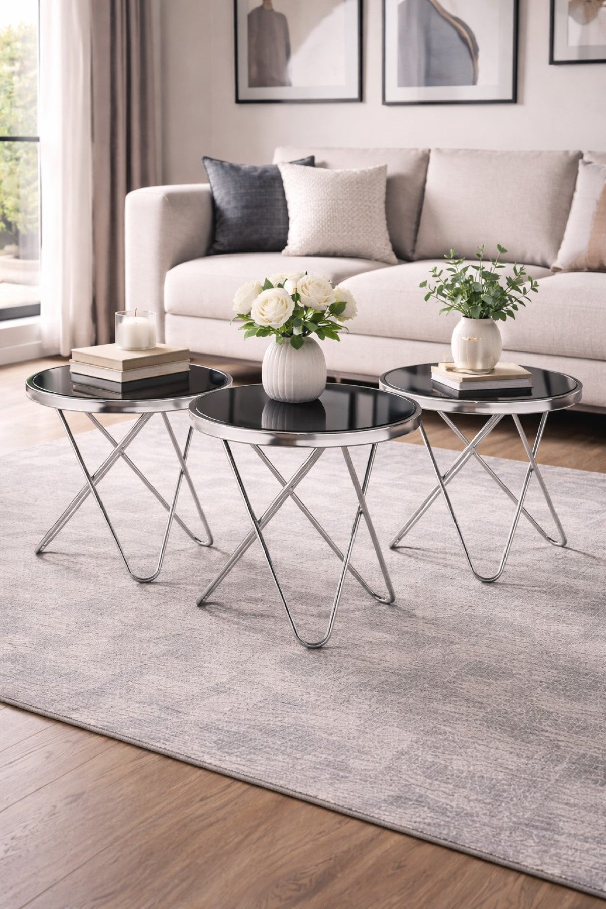 Accent Table (Silver)