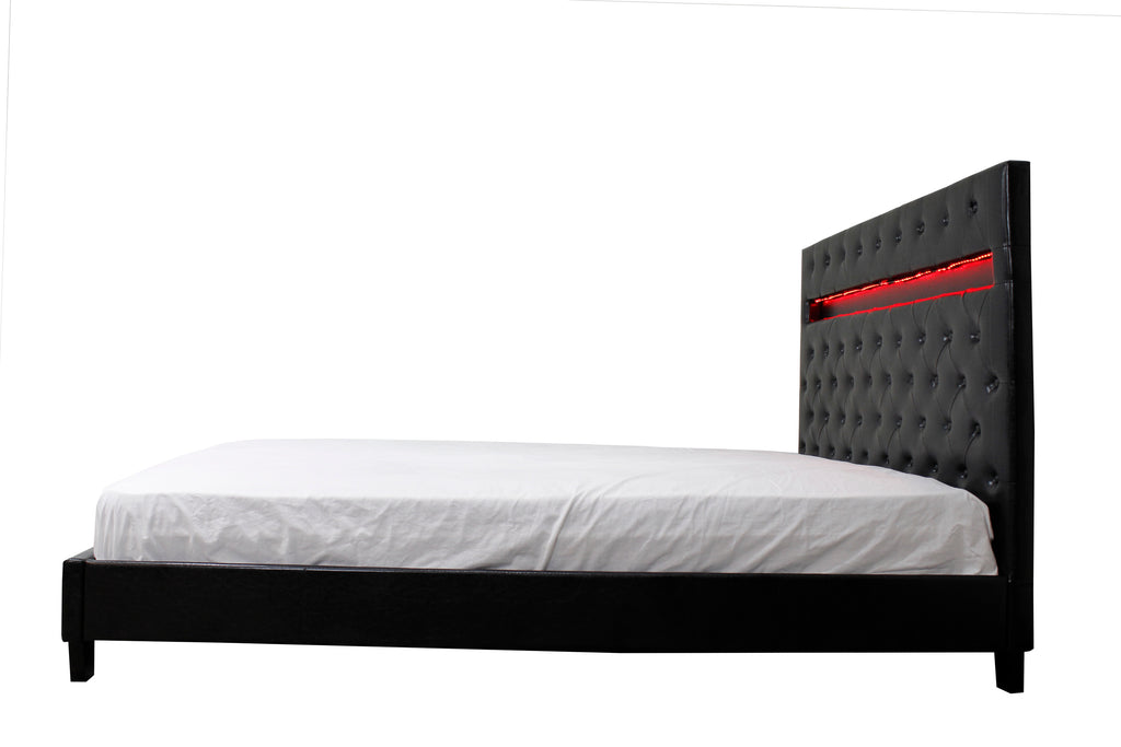 Otis Bed Black (Queen)