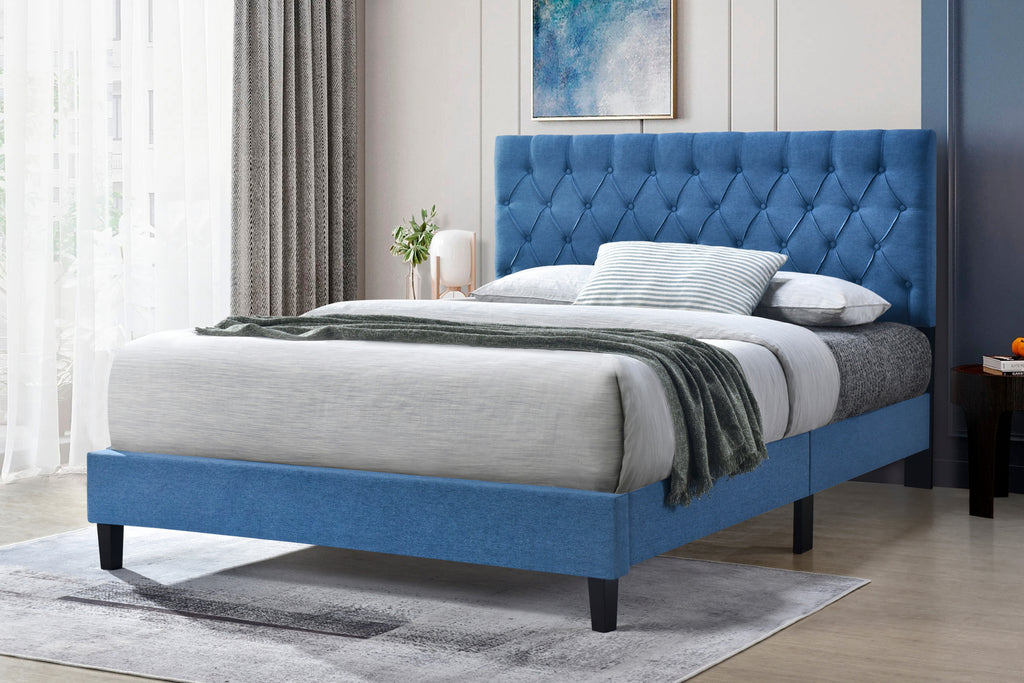 New York Bed (Blue) Queen
