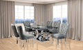 Gracie 71" Dining Table + 6 Light Grey Munich Chairs