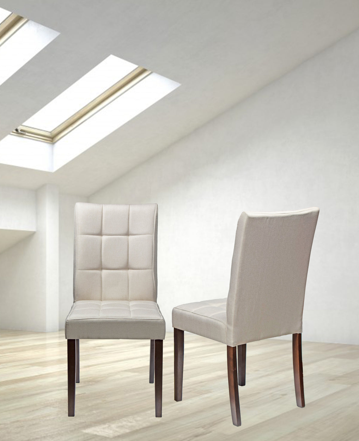 Clare Chair Beige (Set of 2)