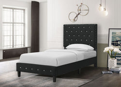 Diamond Single Bed (Black)