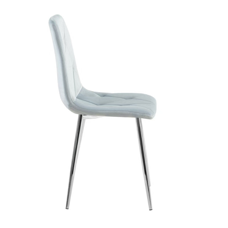 Delhi Dining Chair (Grey Silver) (Set of 2)