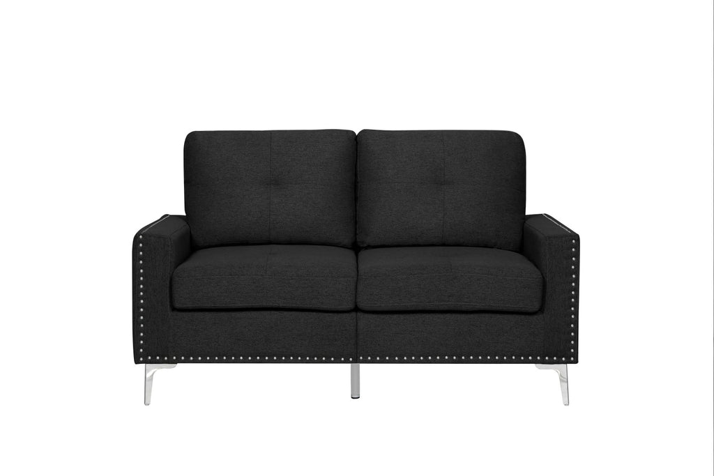 Rita 2-Piece Sofa and Loveseat Set Charcoal