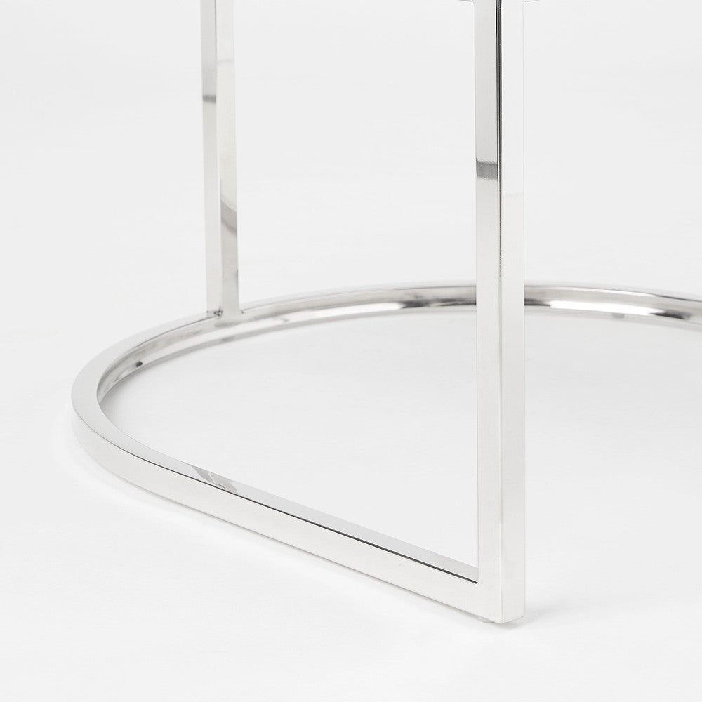 Honeycomb Off White Accent Chair