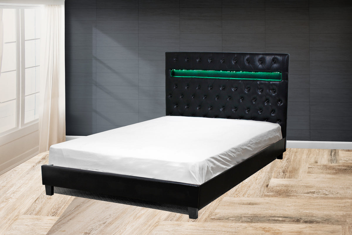 Otis Bed Black (Queen)