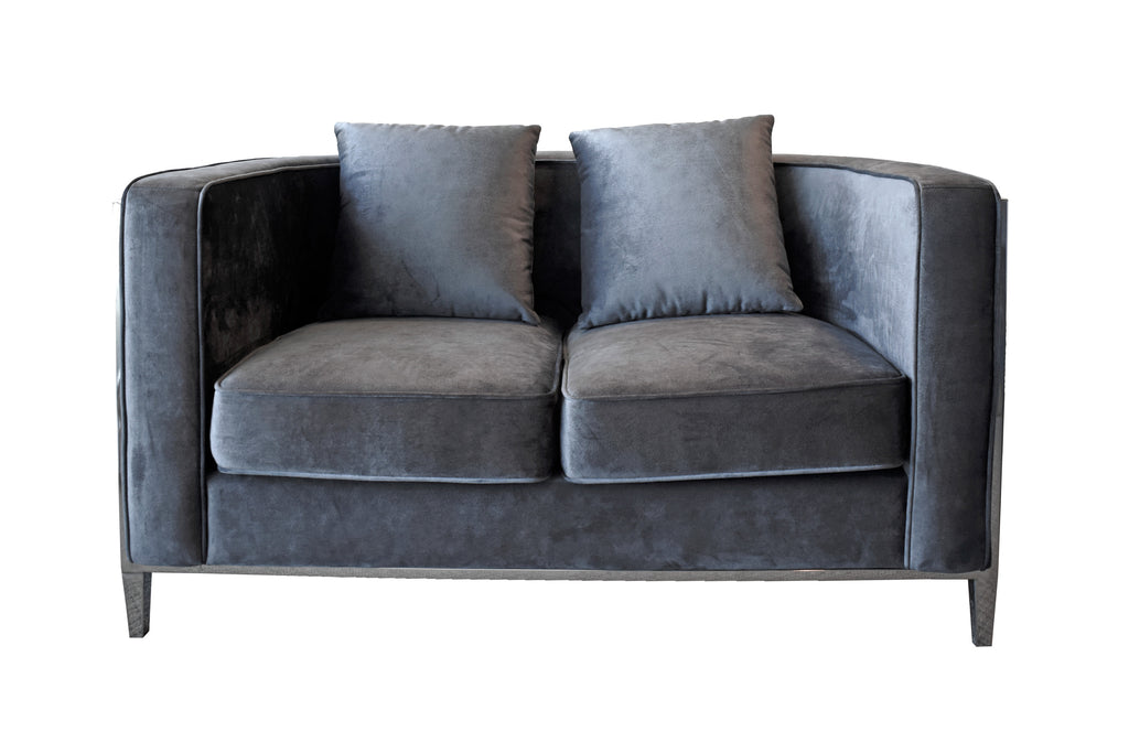 Ruby Round Dark Grey (Sofa and Loveseat)