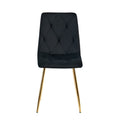 Delhi Dining Chair (Black Gold) (Set of 2)