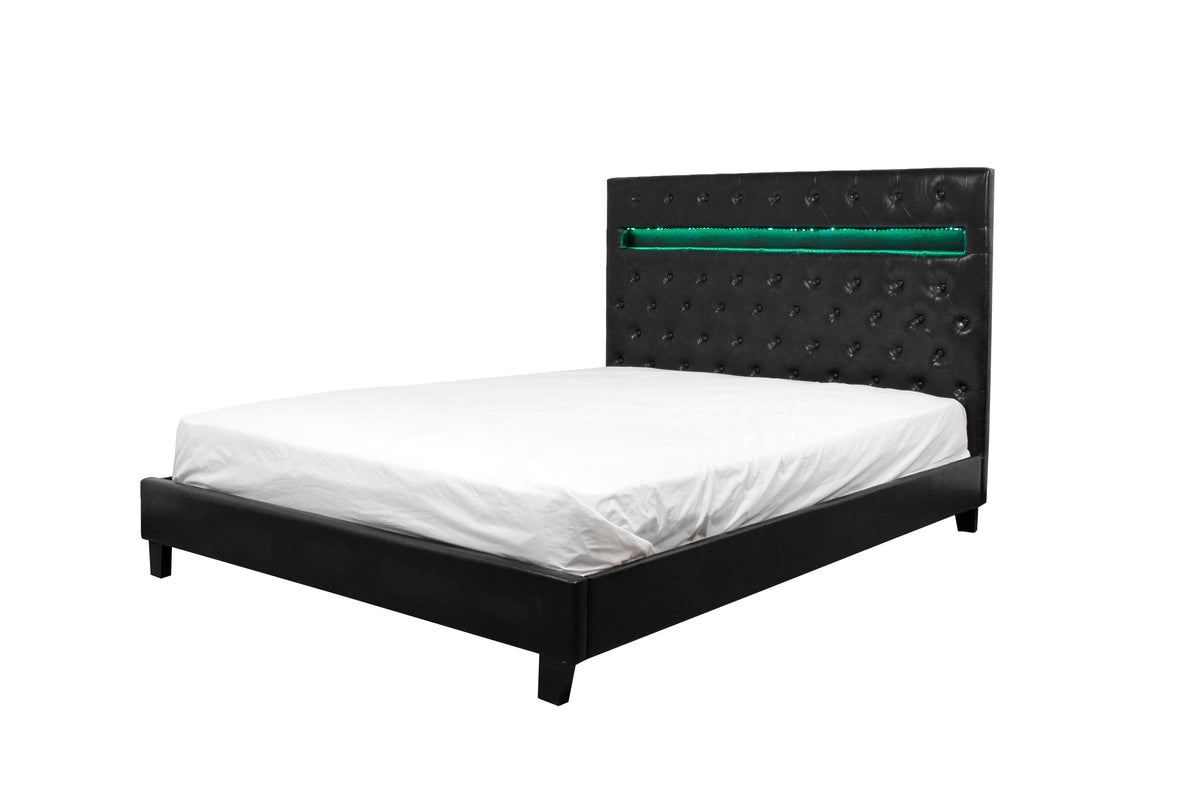 Otis Bed Black (Queen)
