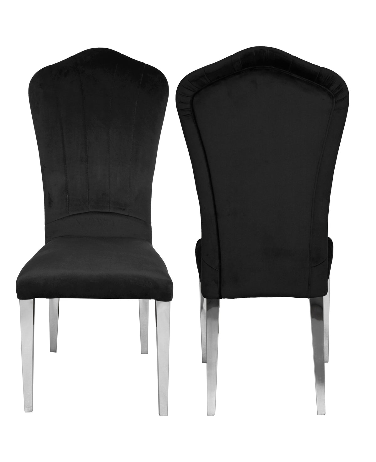 Monica Black Dining Chair (Set of 2)