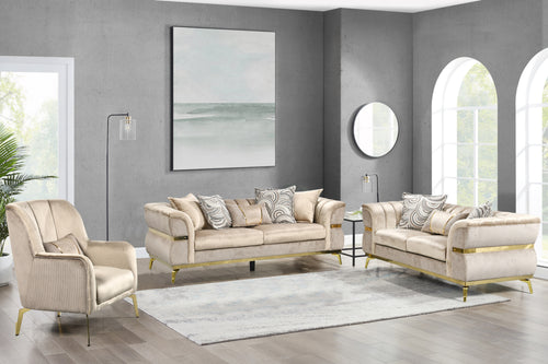 Noira Living Room (Taupe)