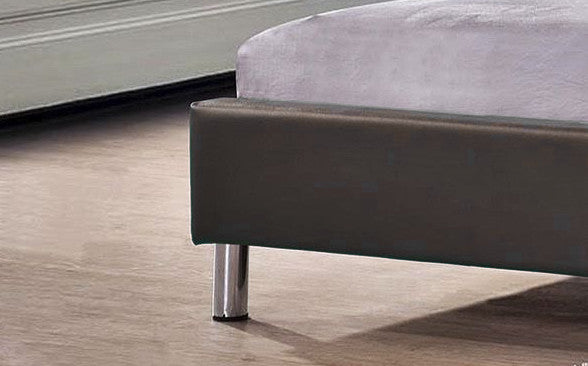 Doria Double Size Bed in Espresso PU