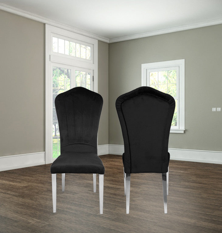 Monica Black Dining Chair (Set of 2)