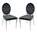 Diamond Black Dining Chairs (Set of 2)