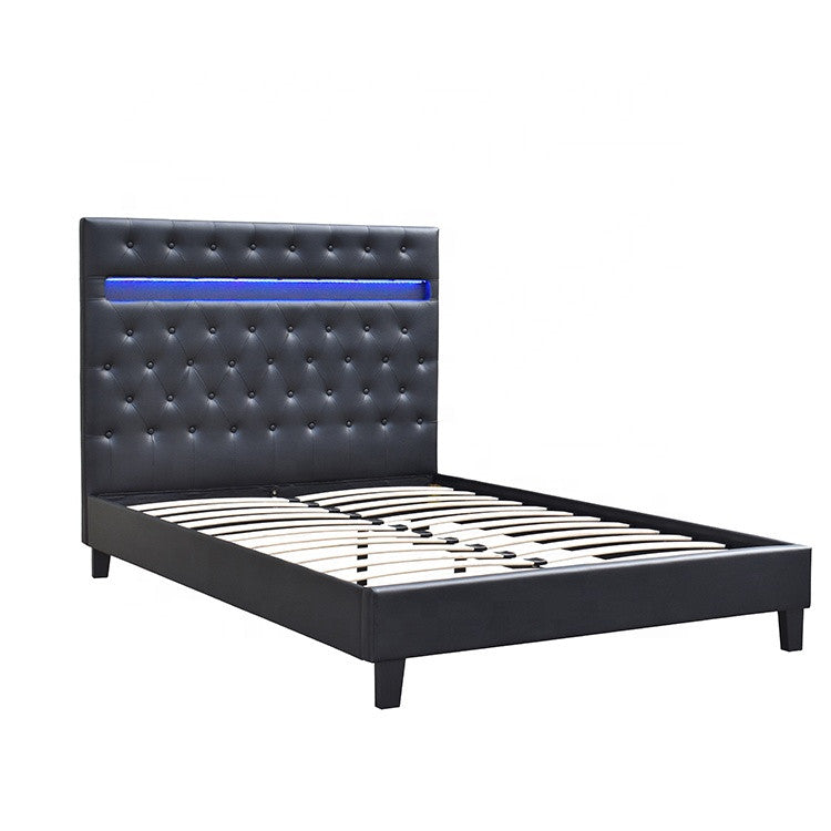 Otis Bed Black (Queen)