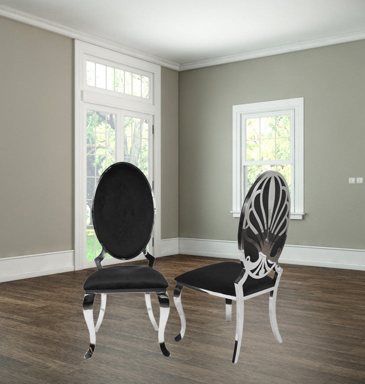 Ice Black Dining Chair (Set of 2)