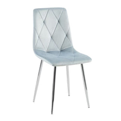 Delhi Dining Chair (Grey Silver) (Set of 2)