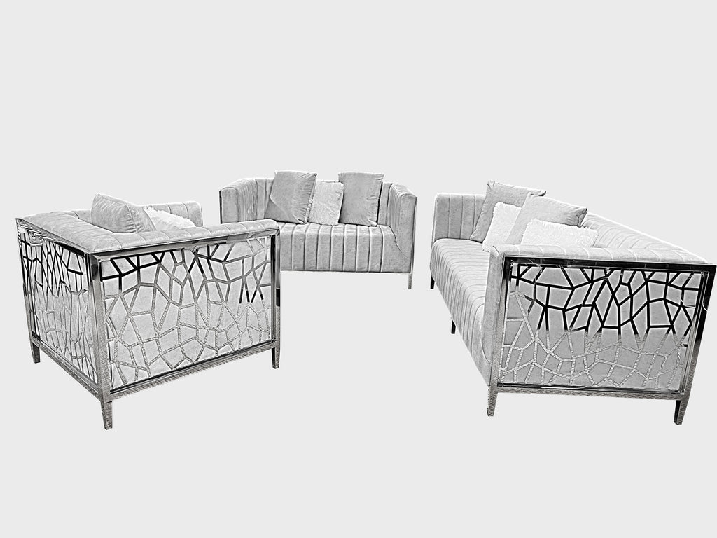 Angelina Light Grey (3-Piece)