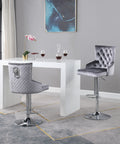 Leo Grey Bar Stool (Set of 2)
