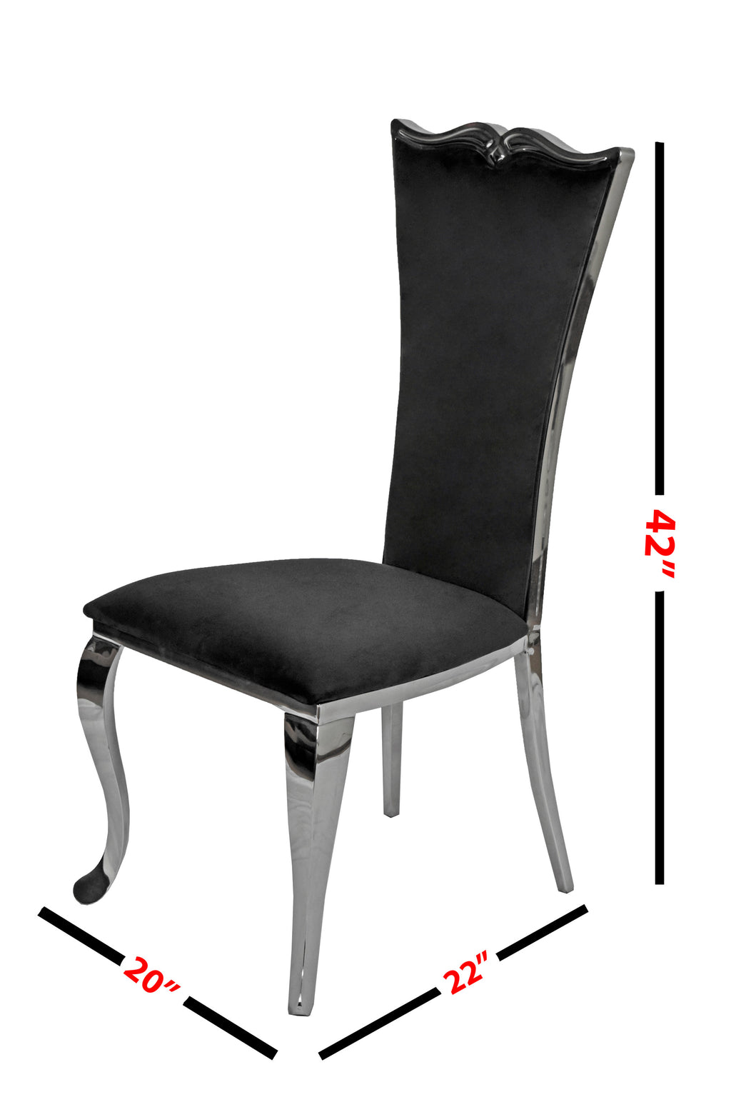 Riley Black Dining Chair (Set of 2)