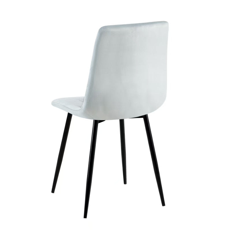 Delhi Dining Chair (Grey Black) (Set of 2)