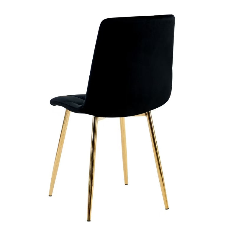Delhi Dining Chair (Black Gold) (Set of 2)