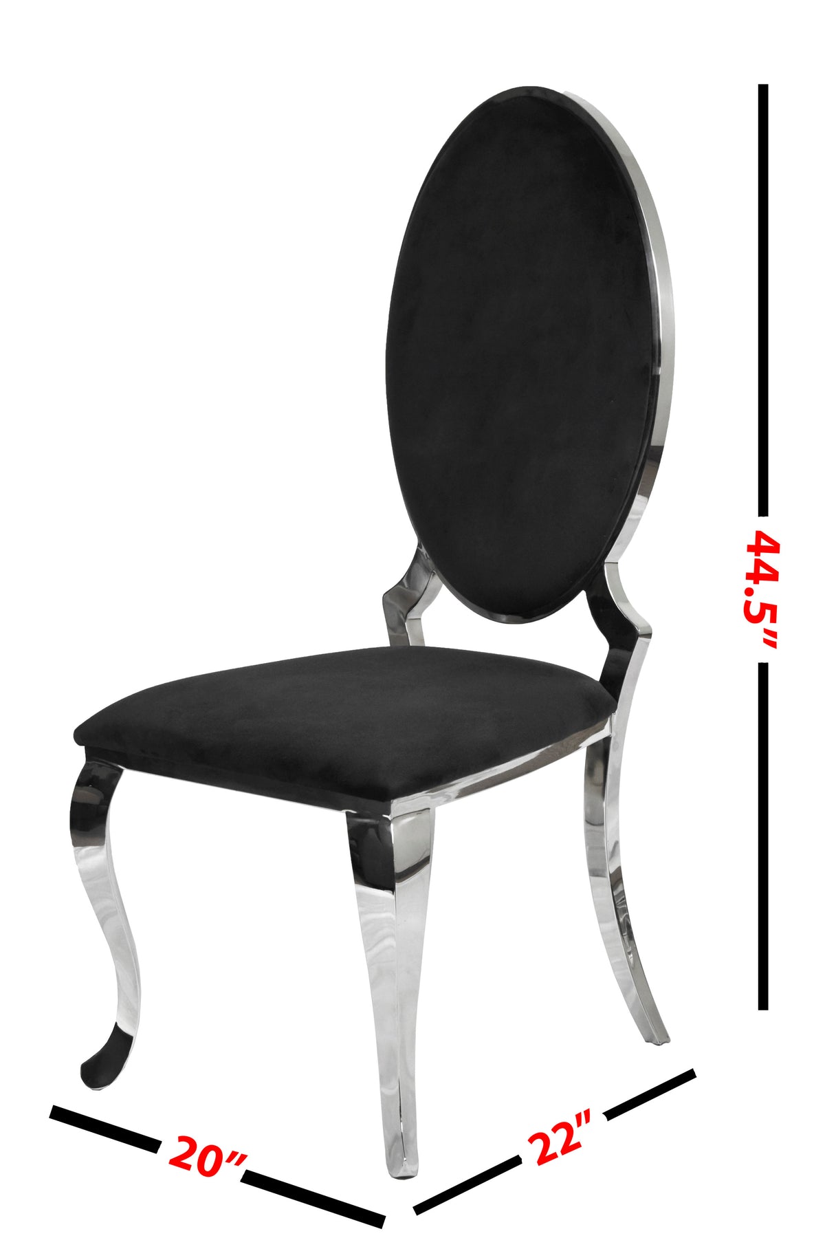 Ice Black Dining Chair (Set of 2)