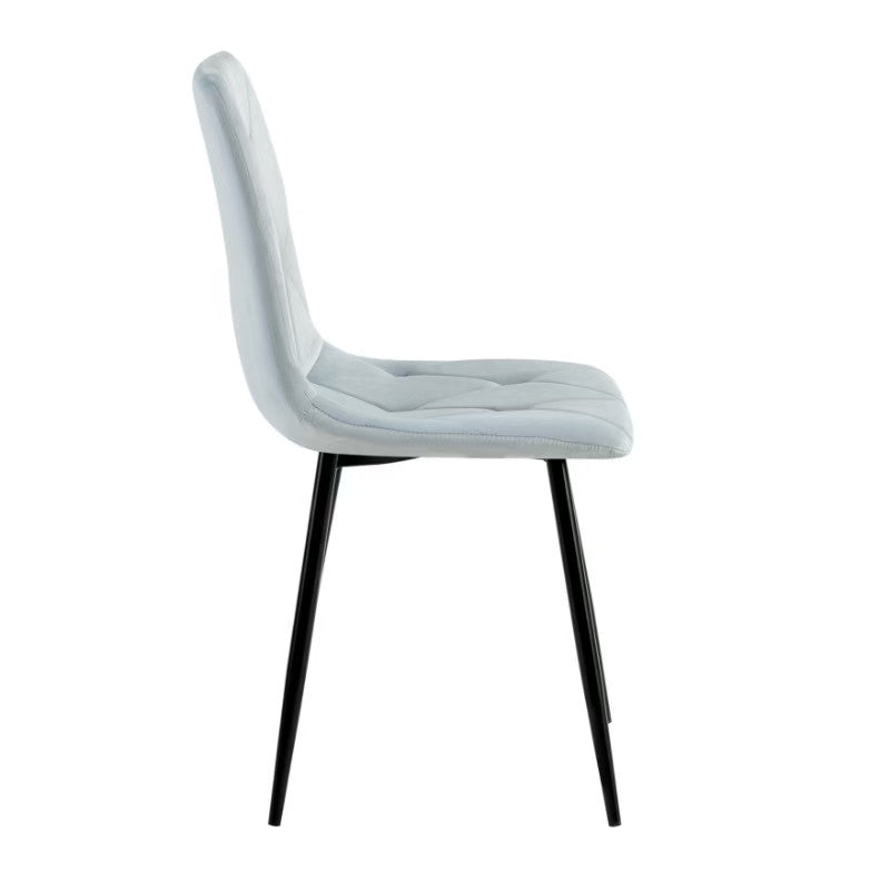 Delhi Dining Chair (Grey Black) (Set of 2)