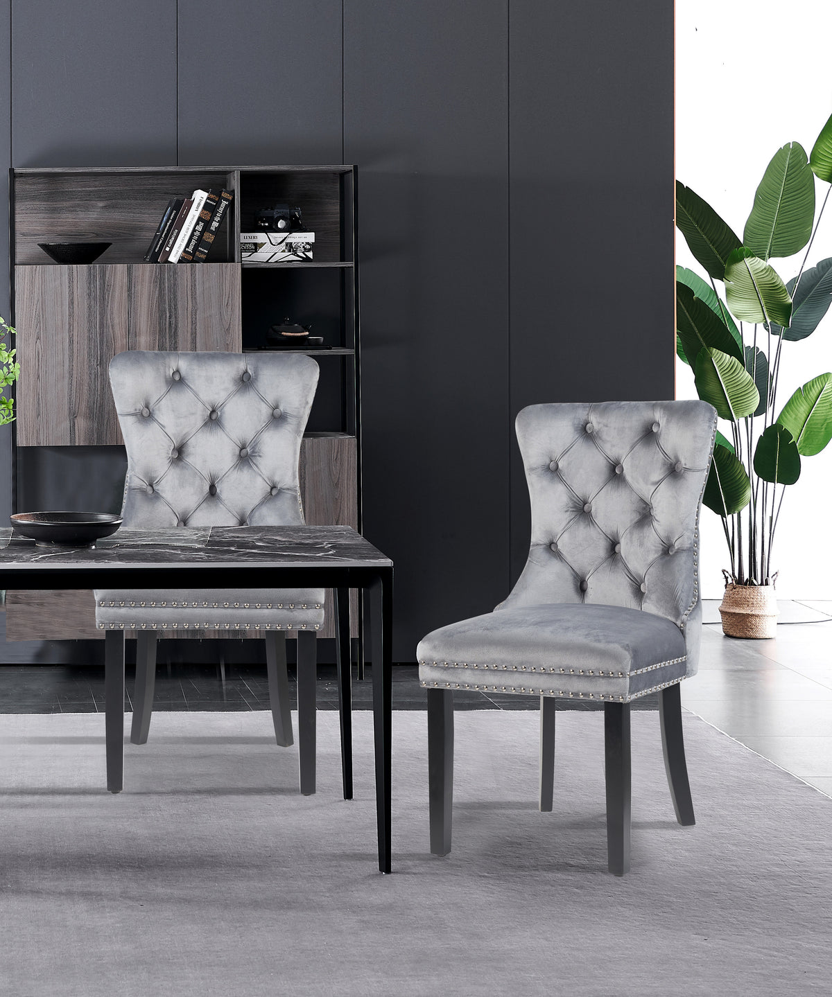 Madrid Grey Dining Chair (Set of 2)