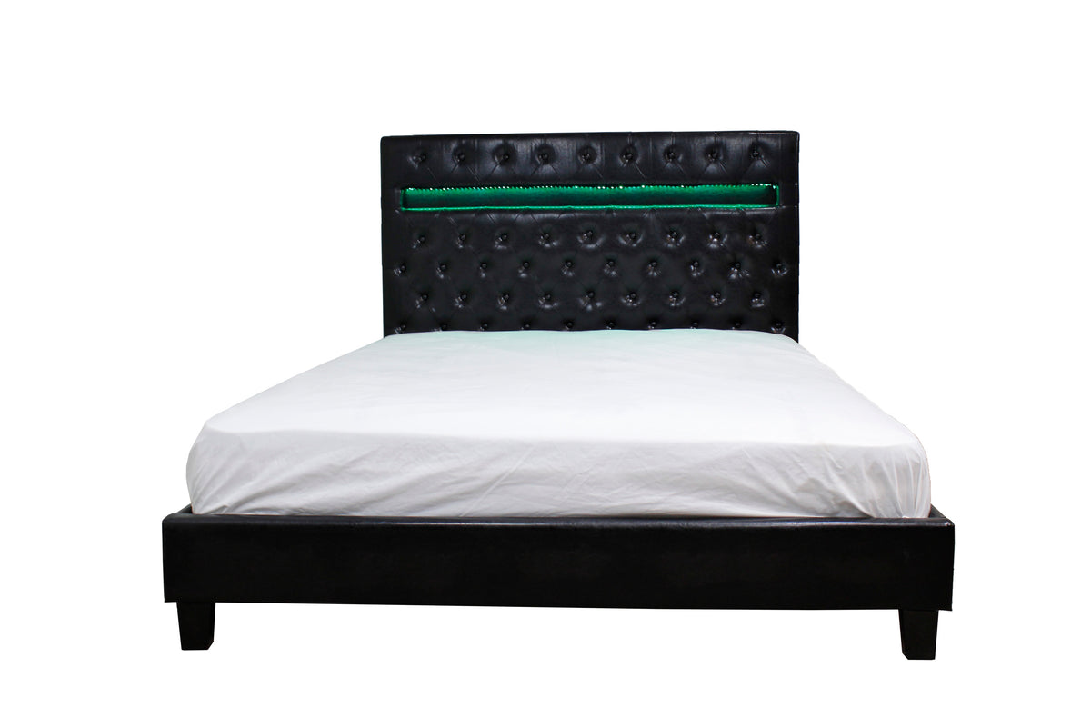 Otis Bed Black (Queen)