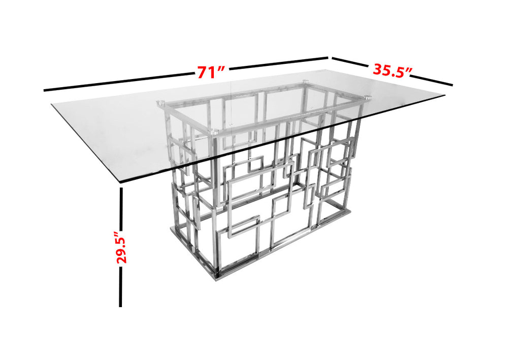 Zenith 71" Dining Table