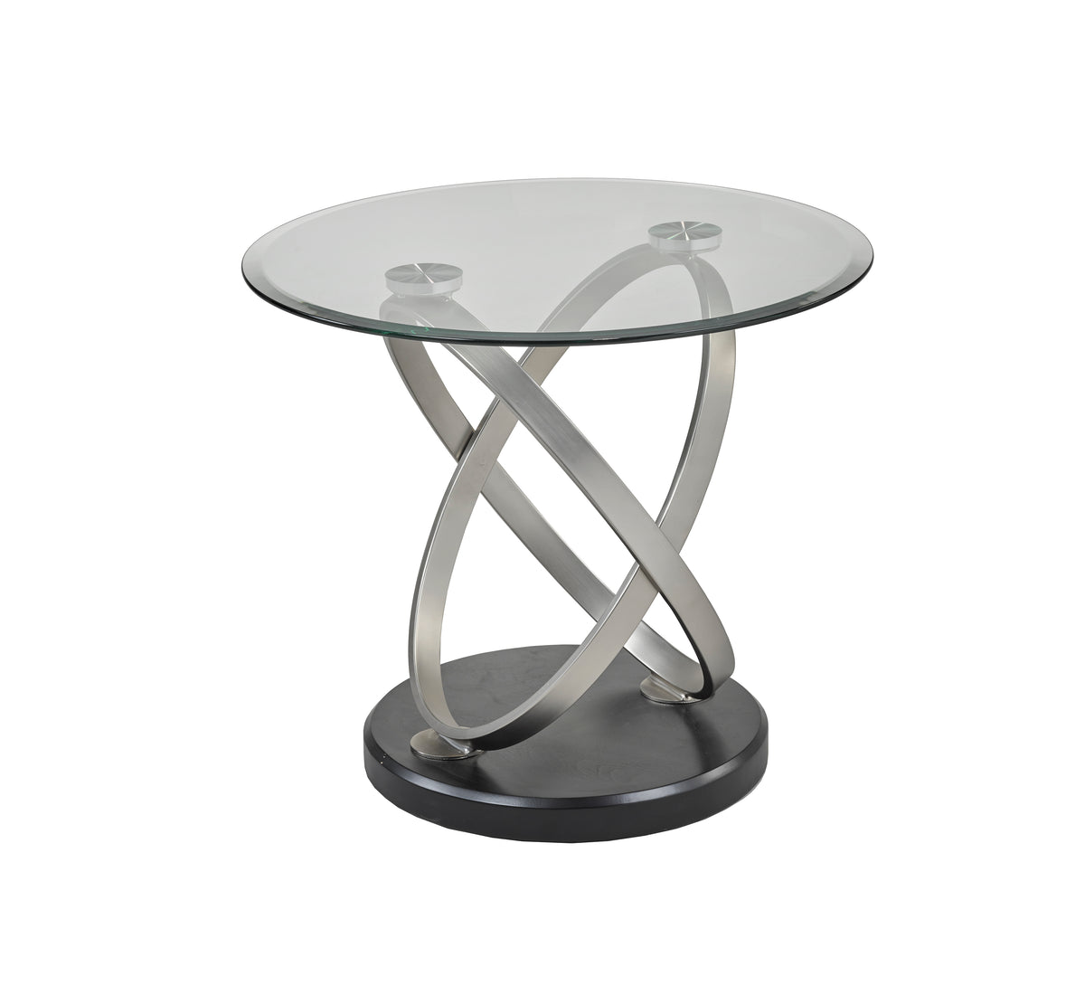 End Table (Silver/Black)
