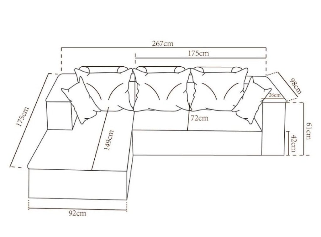 Isabel Sectional (Taupe)