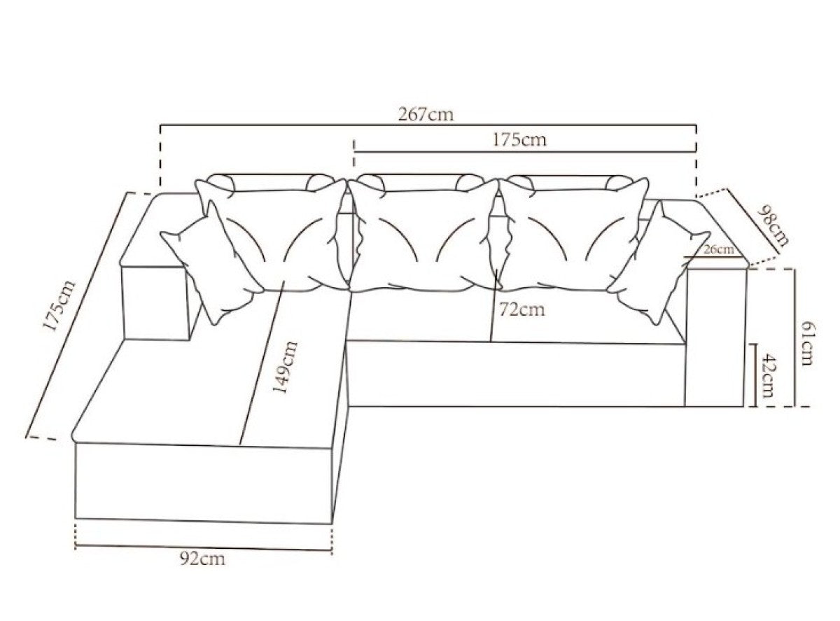 Isabel Sectional (Taupe)