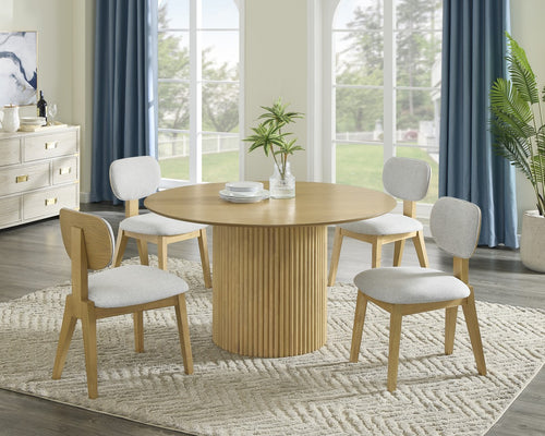 5-Piece Dining Set (Natural)