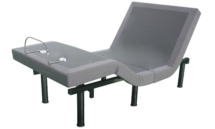 Dreamtime Adjustable Bed with Massage (Dark Grey)