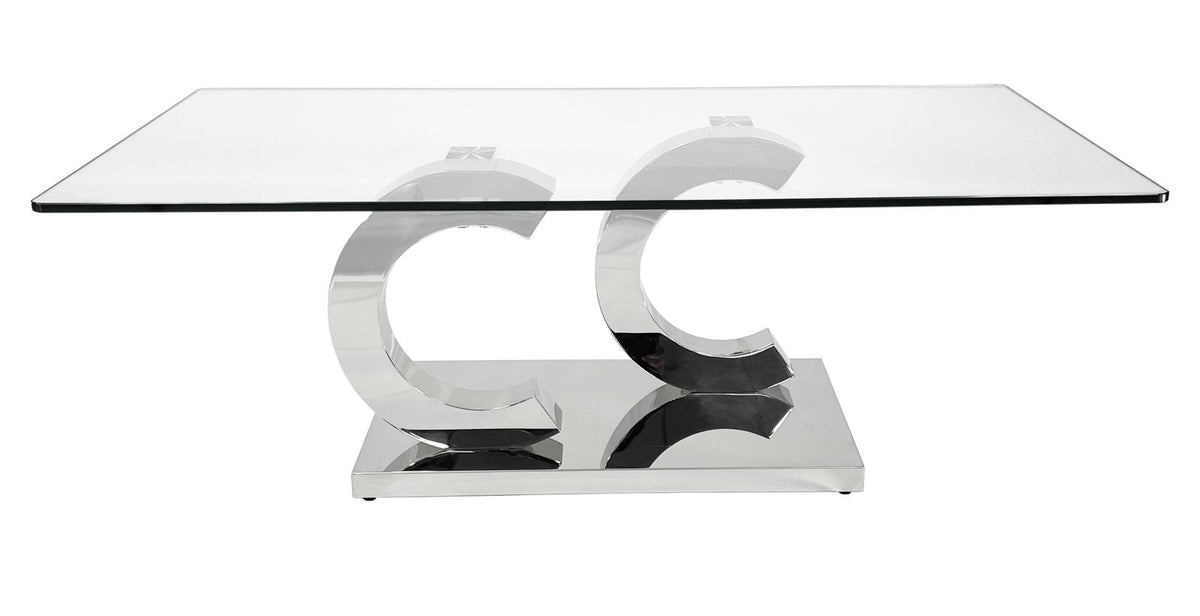 CeeCee Silver Coffee Table