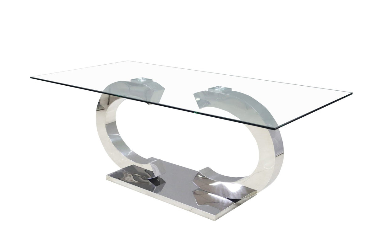 CeeCee Silver Coffee Table