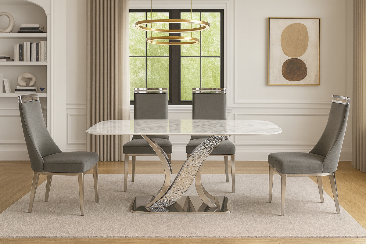 Orchid & Capri Luxury Dining Set