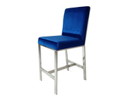 Silla tipo pub/de mostrador Chicago – Plateado