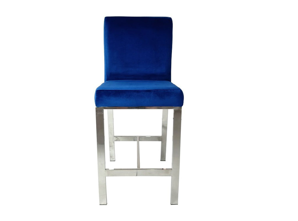 Chicago Pub/Counter Chair – Silver
