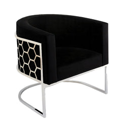 Cinderella Regular Accent Chair – Silver
