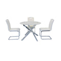 Genesis & Daisy Marble Round Dining Set