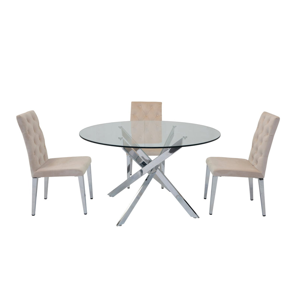 Genesis & Roma Round Dining Set