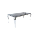 Imperial 80” Glass Rectangular Dining Table