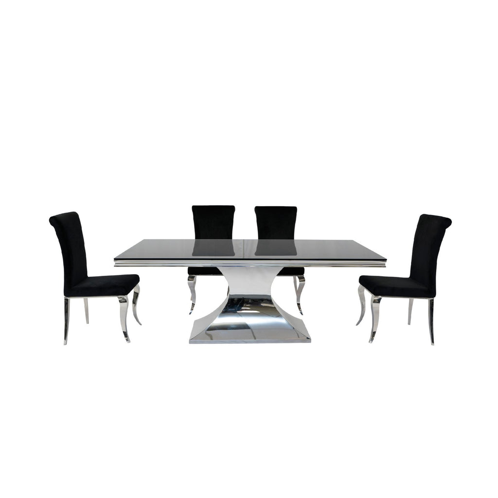 Hilton & Century Glass Dining Set