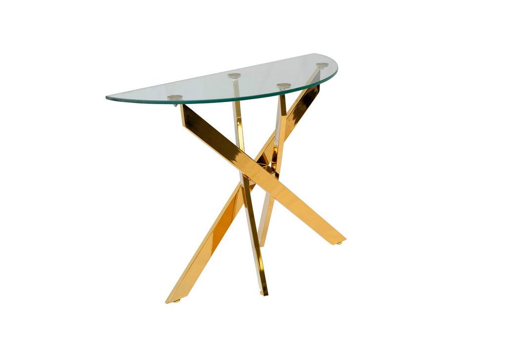 Genesis Gold Console Table