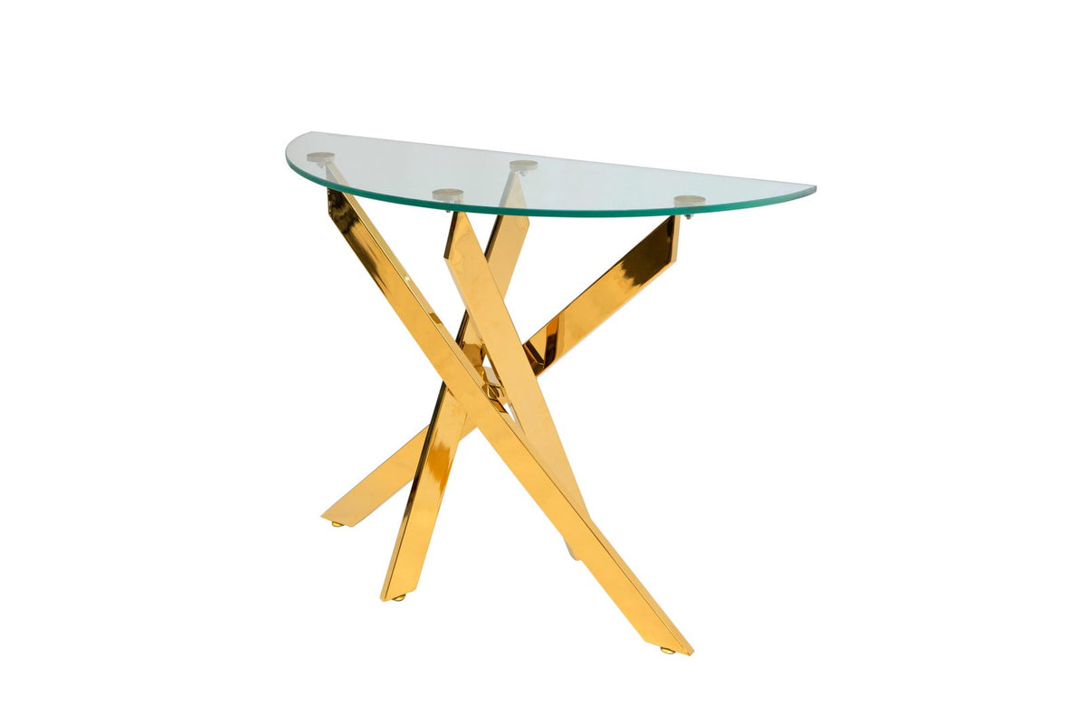 Genesis Gold Console Table